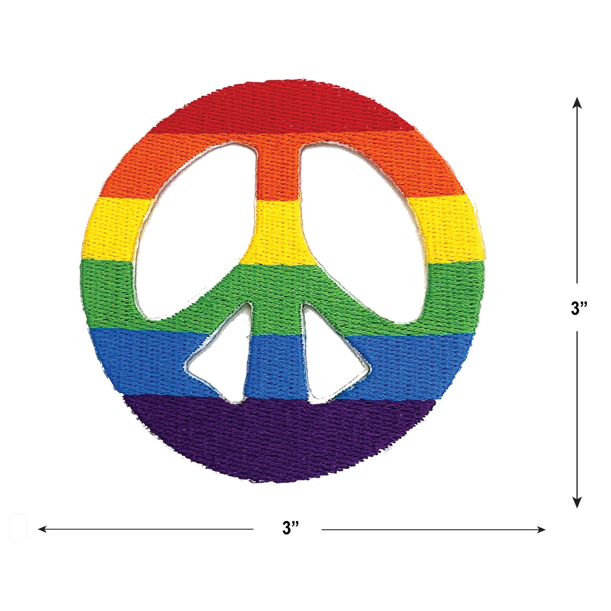 Gwen Studios Iron-On 3" Peace Sign Patch